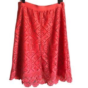 JohnPaulRichard Lace Coral Skirt ✨